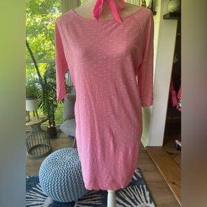 Lilly Pulitzer Cassie pink polka dot Medium